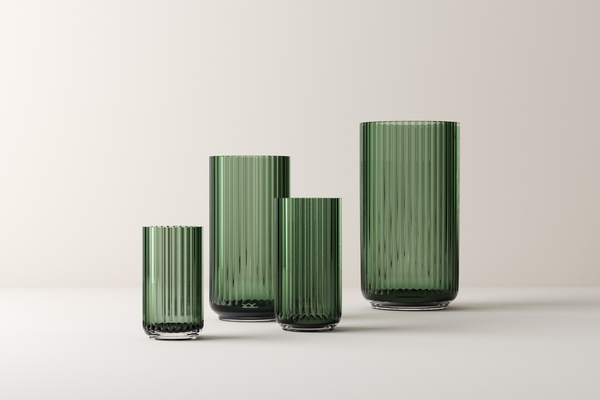 Lyngby Vase H20.5 cm mouth blown glass