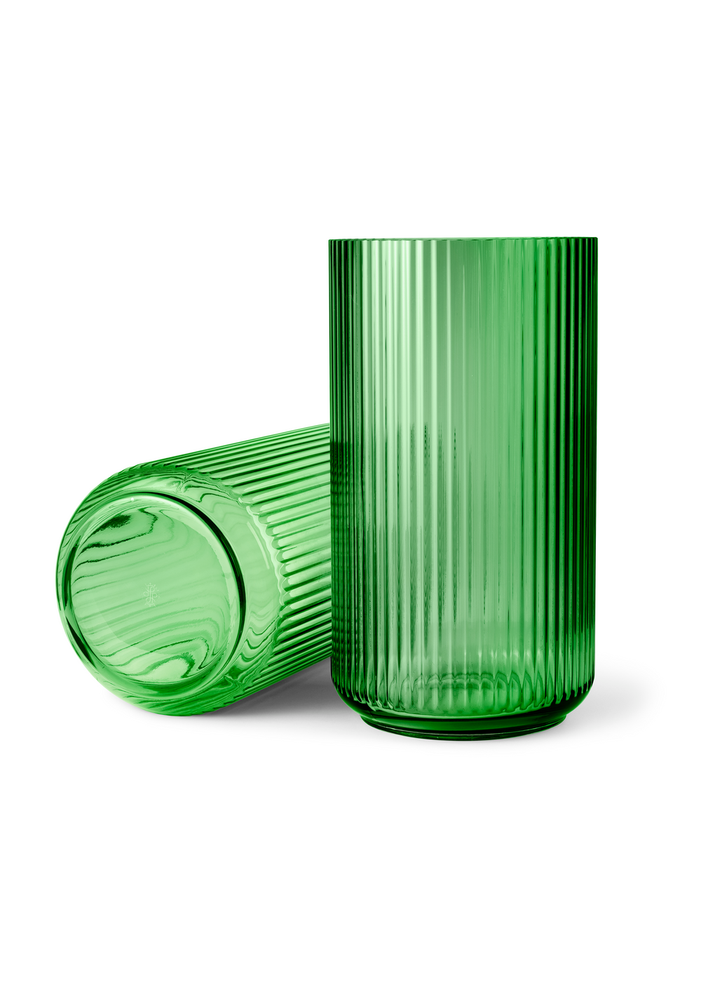 Lyngby Vase H38 cm mouth blown glass