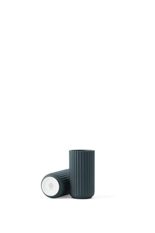 Lyngby Vase H20.5 cm copenhagen green porcelain
