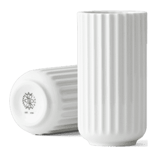 Lyngby Vase H10.5 cm white porcelain