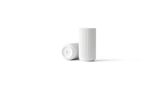 Lyngby Vase H20.5 cm white porcelain
