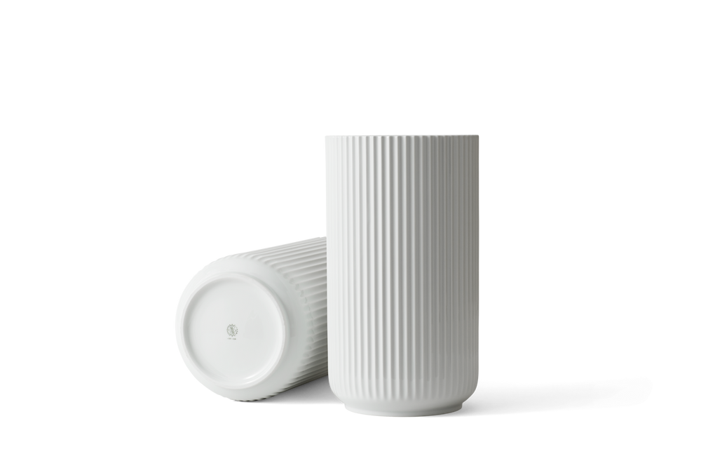 Lyngby Vase H38 cm white porcelain