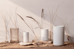 Lyngby Vase H38 cm white porcelain
