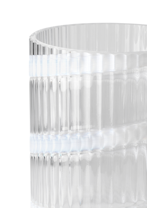 Lyngby Vase H25 cm mouth blown glass