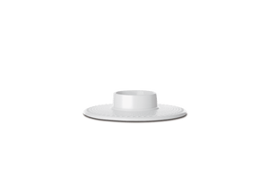 Rhombe Block candle holder H3 white