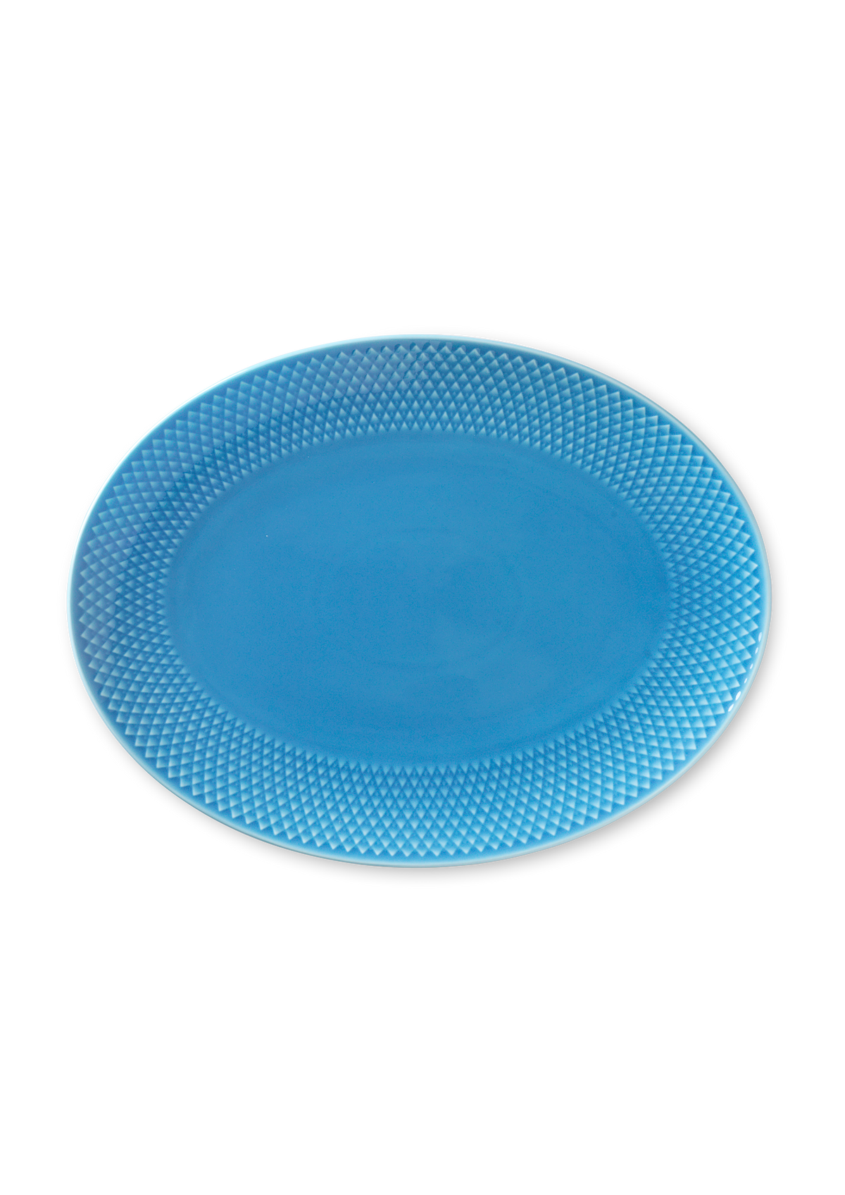 Lyngby Porcelæn – Rhombe Color Oval serving dish 28.5x21.5 cm