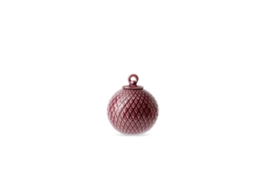 Rhombe Decoration Bauble Ø7 cm burgundy