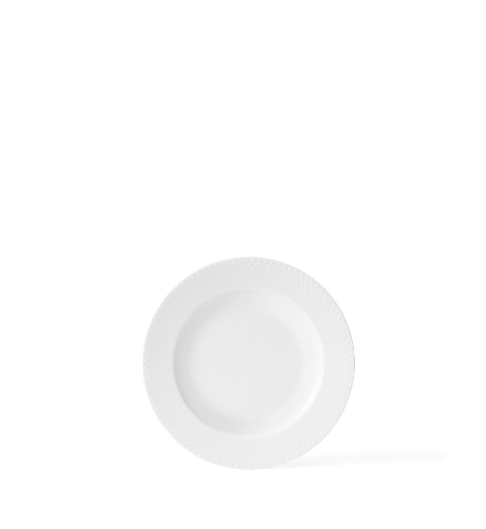Rhombe Soup plate Ø23 cm white