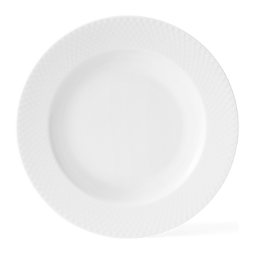 Rhombe Soup plate Ø23 cm white