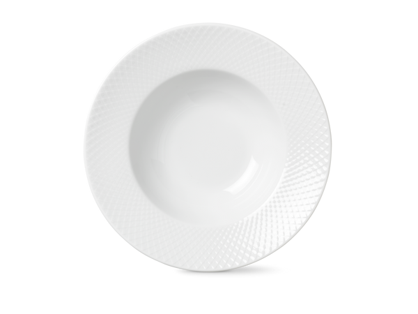 Rhombe Soup plate Ø24.5 cm white