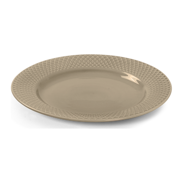 Rhombe Earth Lunch plate Ø23 cm clay
