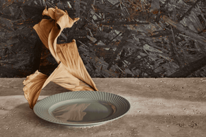 Rhombe Earth Lunch plate Ø21 cm moss