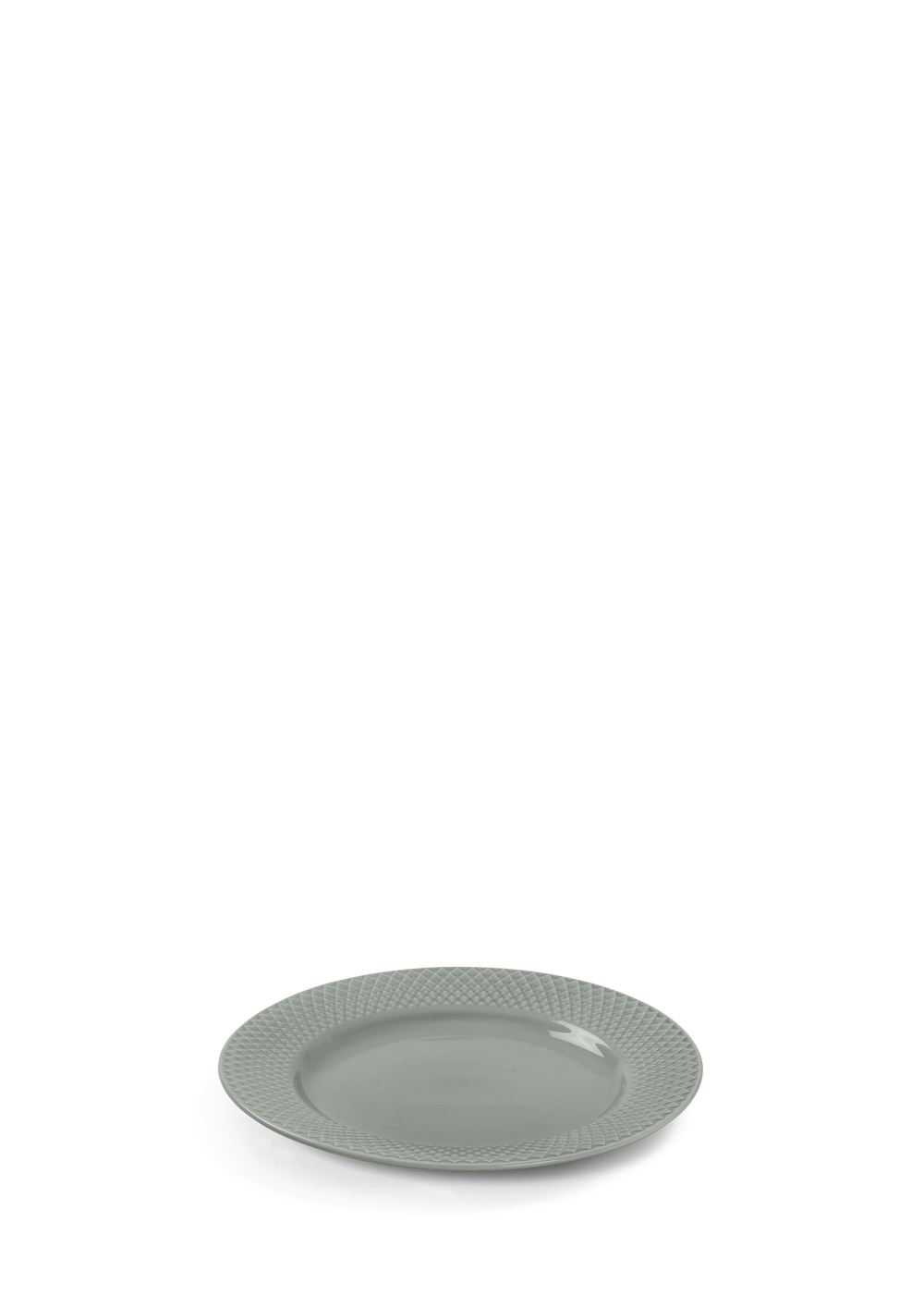 Rhombe Earth Lunch plate Ø21 cm moss