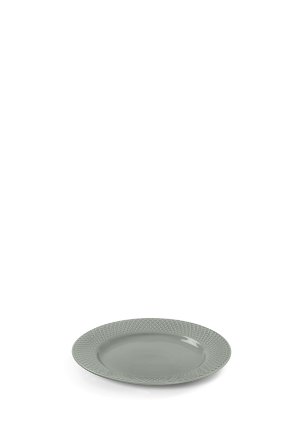Rhombe Earth Lunch plate Ø21 cm moss