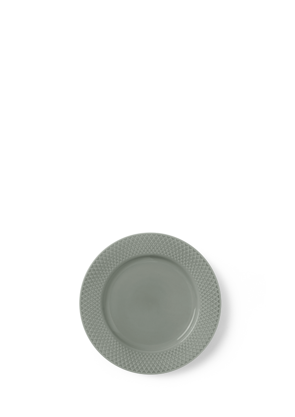 Rhombe Earth Lunch plate Ø21 cm moss