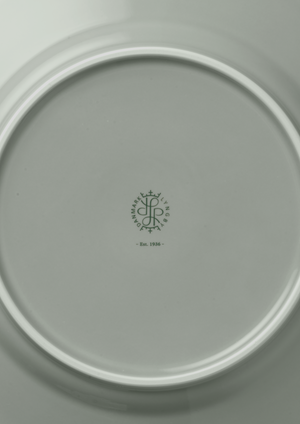 Rhombe Earth Lunch plate Ø21 cm moss