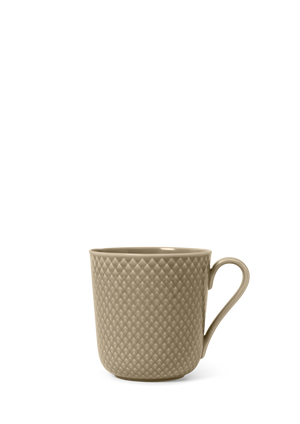 Rhombe Earth Mug with handle 39 cl