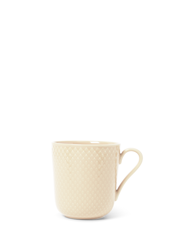 Rhombe Earth Mug with handle 39 cl