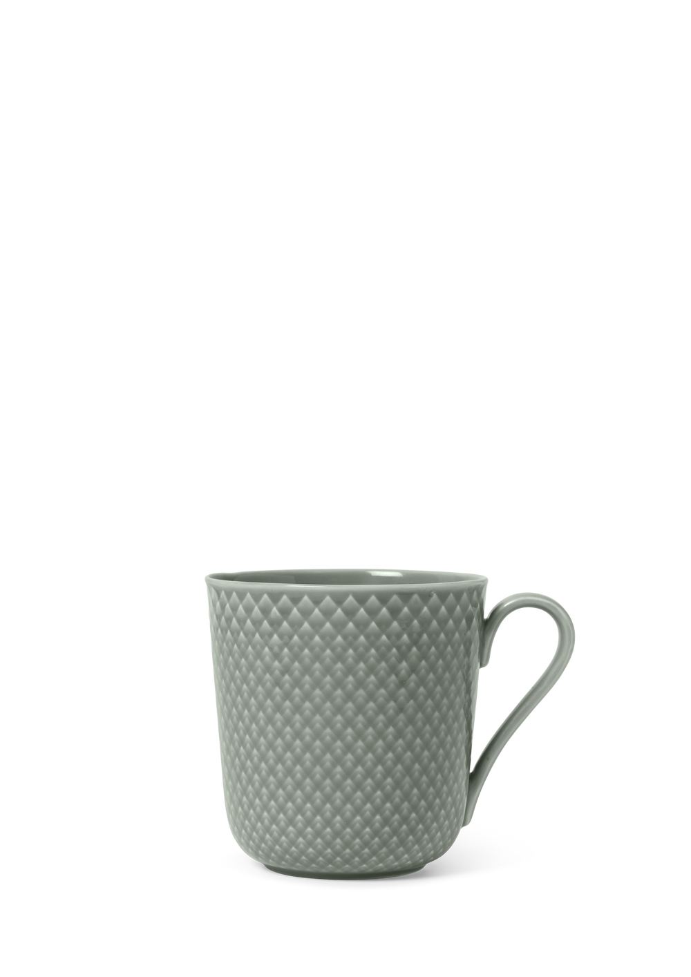 Rhombe Earth Mug with handle 39 cl