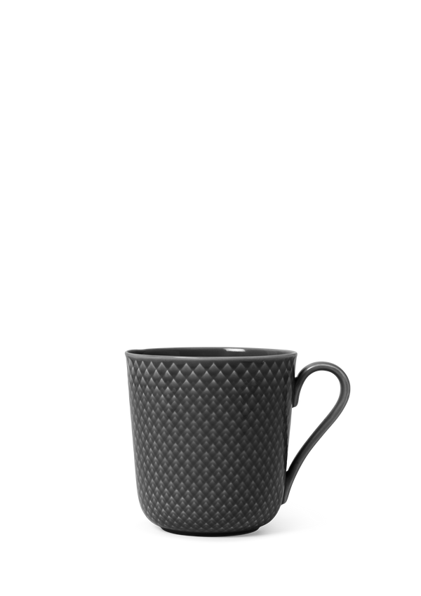 Rhombe Earth Mug with handle 39 cl