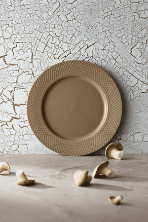 Rhombe Earth Dinner plate Ø27 cm