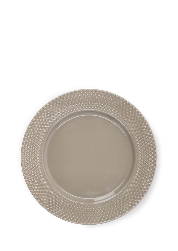 Rhombe Earth Dinner plate Ø27 cm