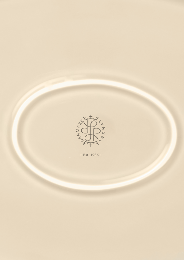 Rhombe Earth Oval serving dish 35x26.5 cm marble