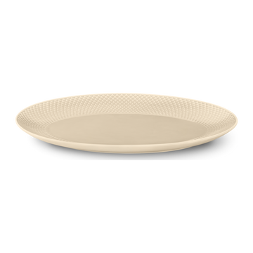 Rhombe Earth Oval serving dish 35x26.5 cm marble
