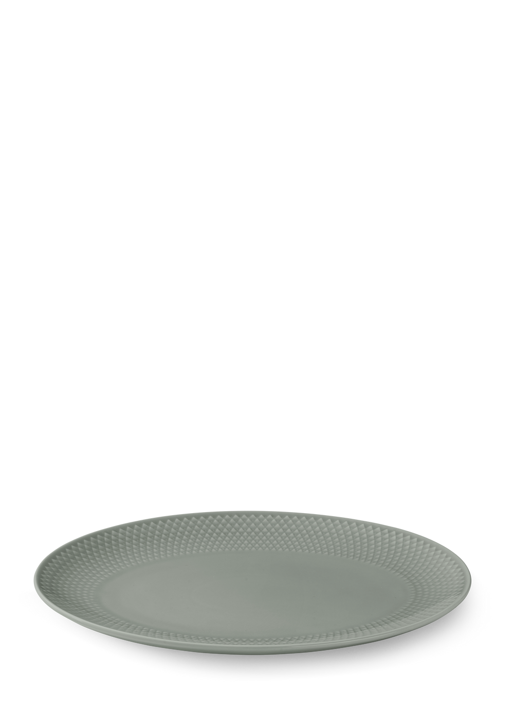 Rhombe Earth Oval serving dish 28.5x21.5 cm moss
