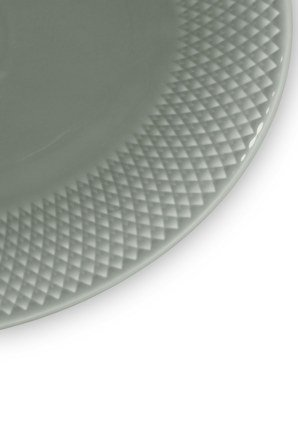 Rhombe Earth Oval serving dish 28.5x21.5 cm moss