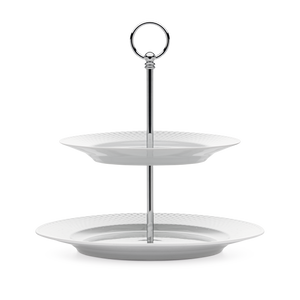 Rhombe Etagere Ø27 cm white