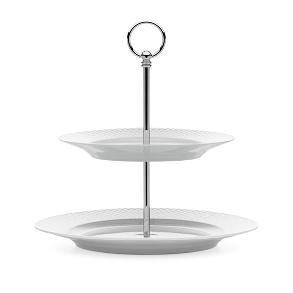 Rhombe Etagere Ø27 cm white