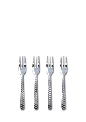 Rhombe Cake fork steel 4 pcs.