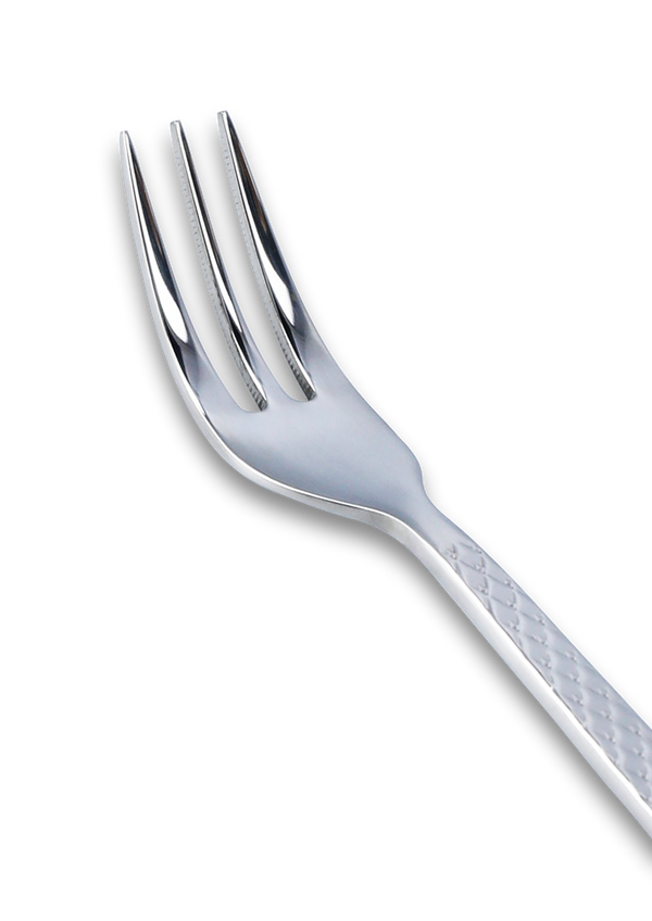 Rhombe Cake fork steel 4 pcs.