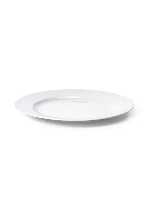 Rhombe Dinner plate Ø27 cm white