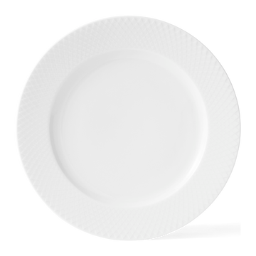 Rhombe Dinner plate Ø27 cm white