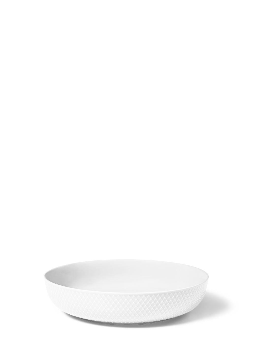 Rhombe Serving bowl Ø28.5 cm white