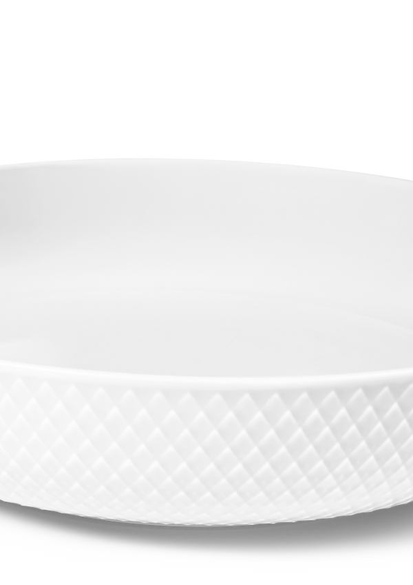 Rhombe Serving bowl Ø28.5 cm white