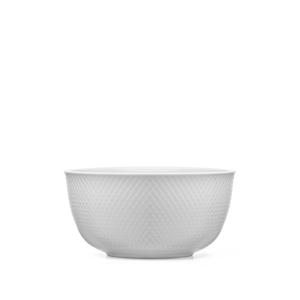 Rhombe Serving bowl Ø17.5 cm white
