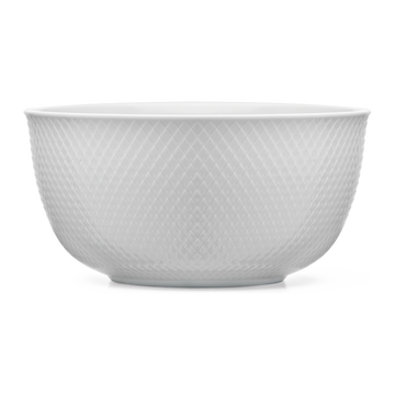 Rhombe Serving bowl Ø22 cm white