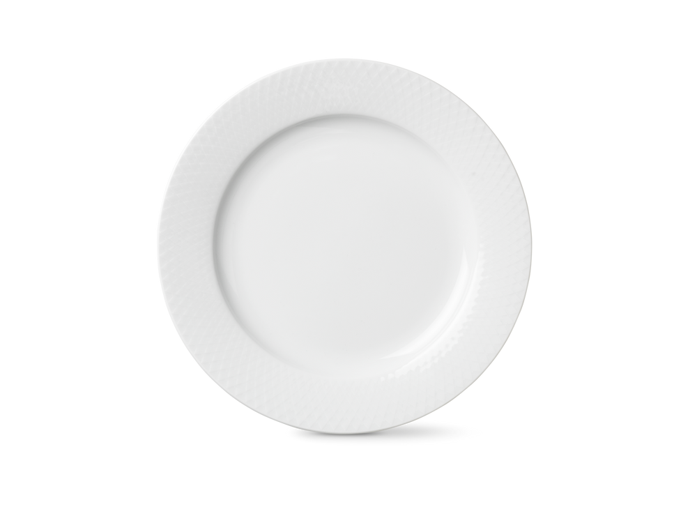 Rhombe Plate Ø23 cm white