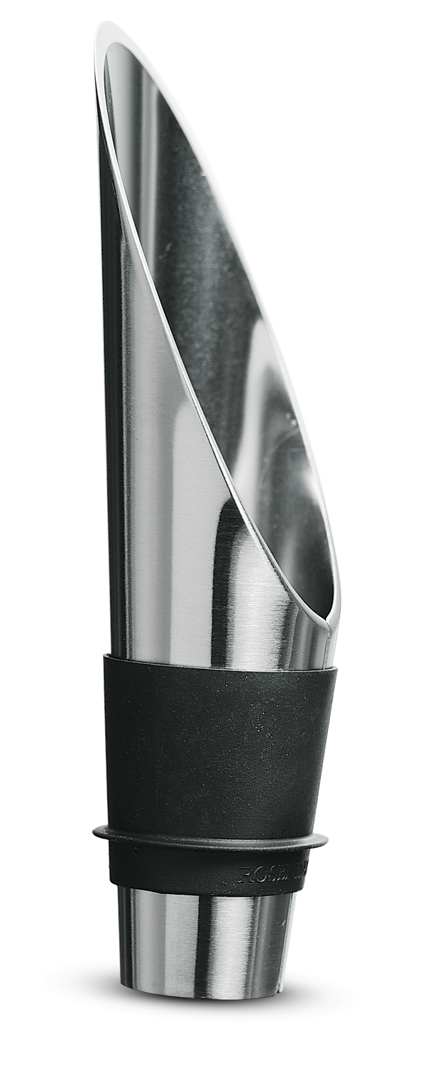 GC Barware Wine Pourer H8 cm black/steel