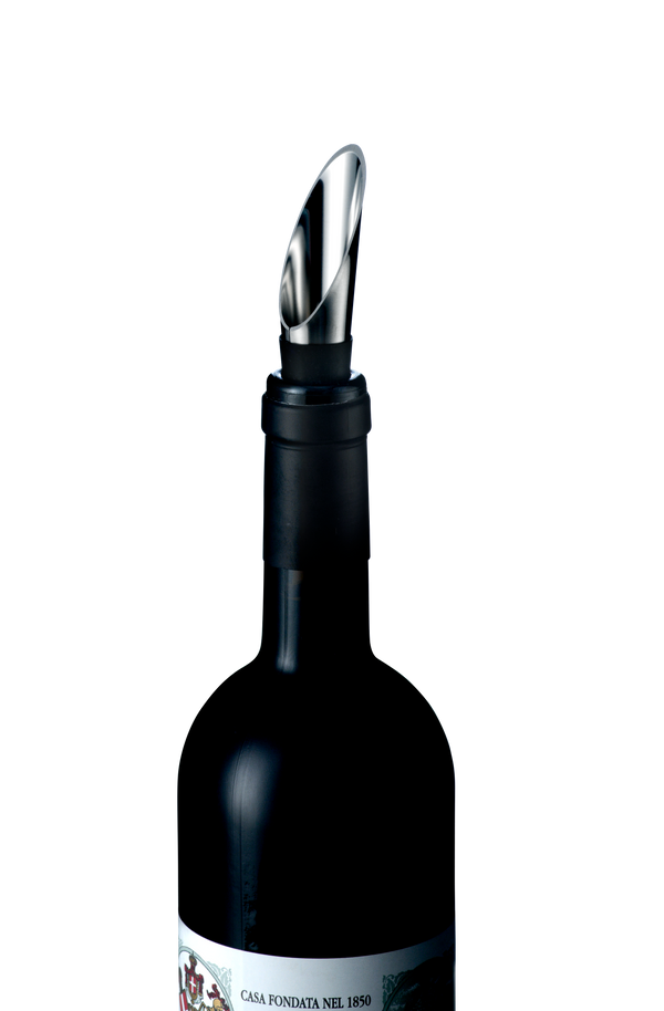 GC Barware Wine Pourer H8 cm black/steel