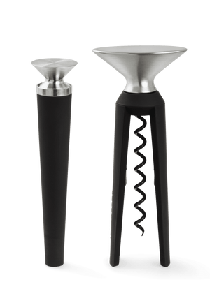 GC Barware Bottle opener and corkscrew Black/Steel
