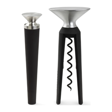 GC Barware Bottle opener and corkscrew Black/Steel