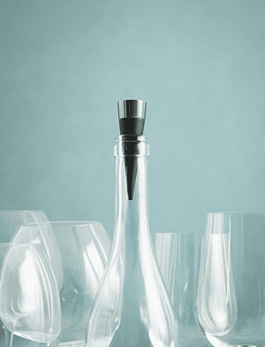 GC Barware Wine stopper H9 cm black/steel