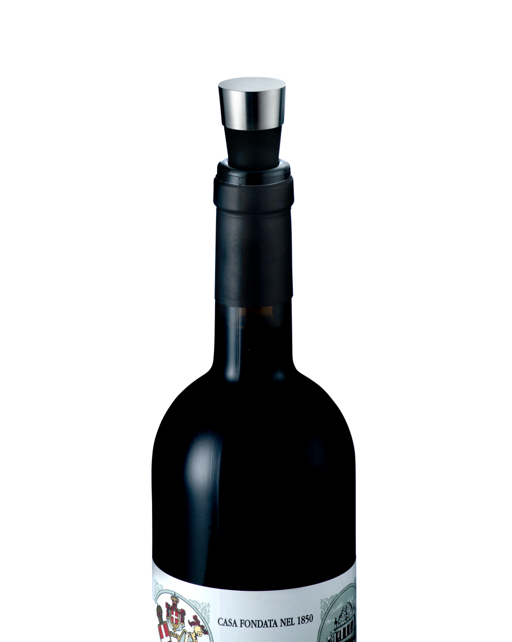 GC Barware Wine stopper H9 cm black/steel