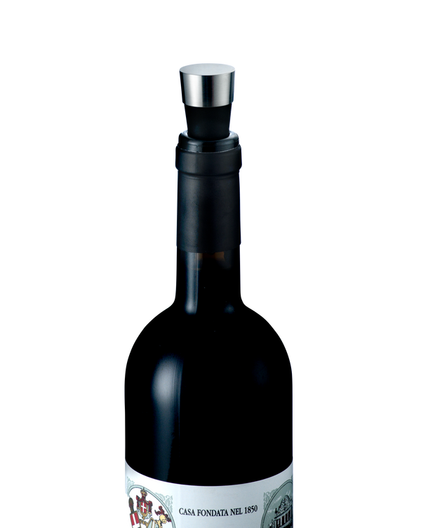 GC Barware Wine stopper H9 cm black/steel