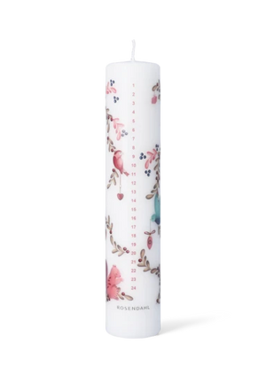 GC Cottage Advent Candle 2025 Ø5 cm White