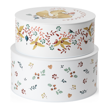 GC Cottage Storage Tin Ø20/Ø22 White